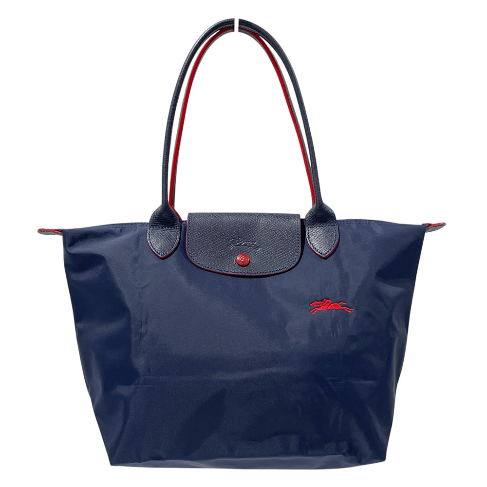 Longchamp(ロンシャン) プリアージュ Sサイズ 折りたたみ トートバッグ ナイロン/レザー レディース【中古AB】20240707