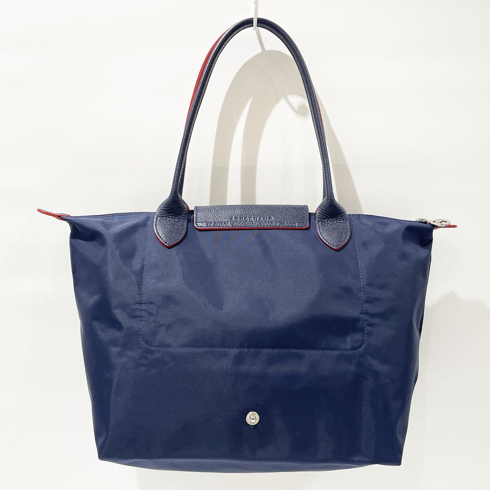 Longchamp(ロンシャン) プリアージュ Sサイズ 折りたたみ トートバッグ ナイロン/レザー レディース【中古AB】20240707