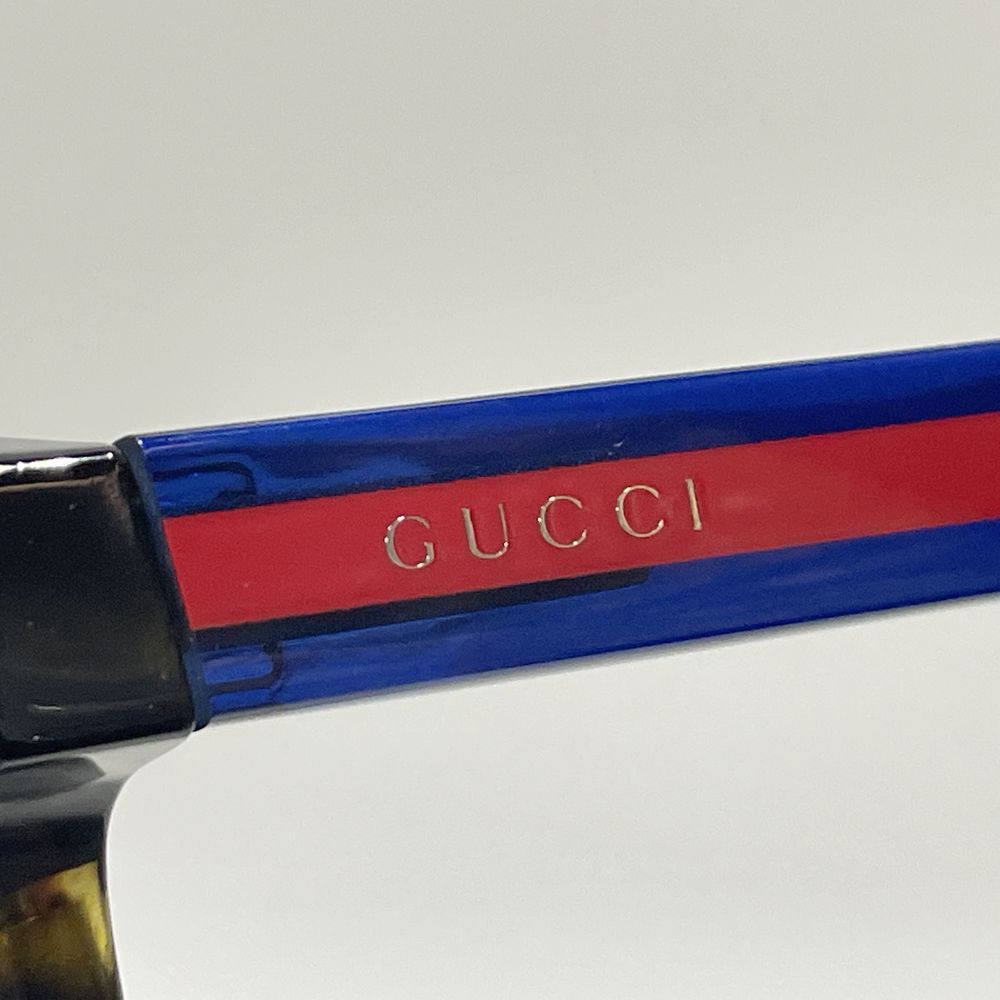 GUCCI(グッチ) ボストン コンビ シェリーライン ウェブ GG0058K サングラス プラスチック/メタル ユニセックス【中古A】20240720