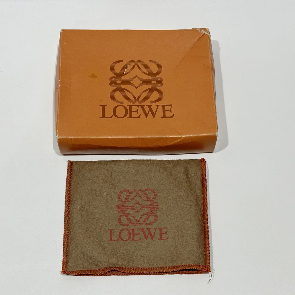 LOEWE(ロエベ) ベラスケス ロゴ 丸形 ヴィンテージ コインケース レザー レディース【中古AB】20240726