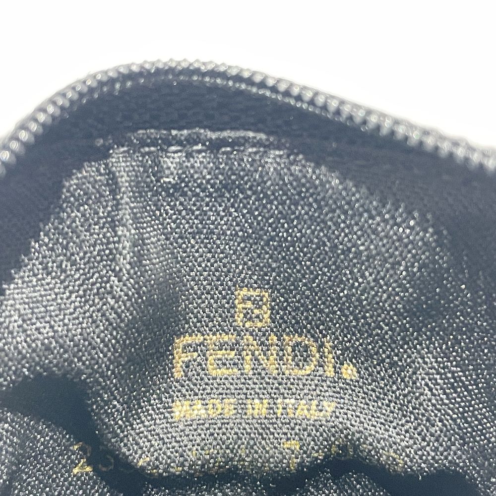 FENDI(フェンディ) ペカン 小銭入れ ヴィンテージ キーチャーム付き コインケース PVC/レザー レディース【中古AB】20240712