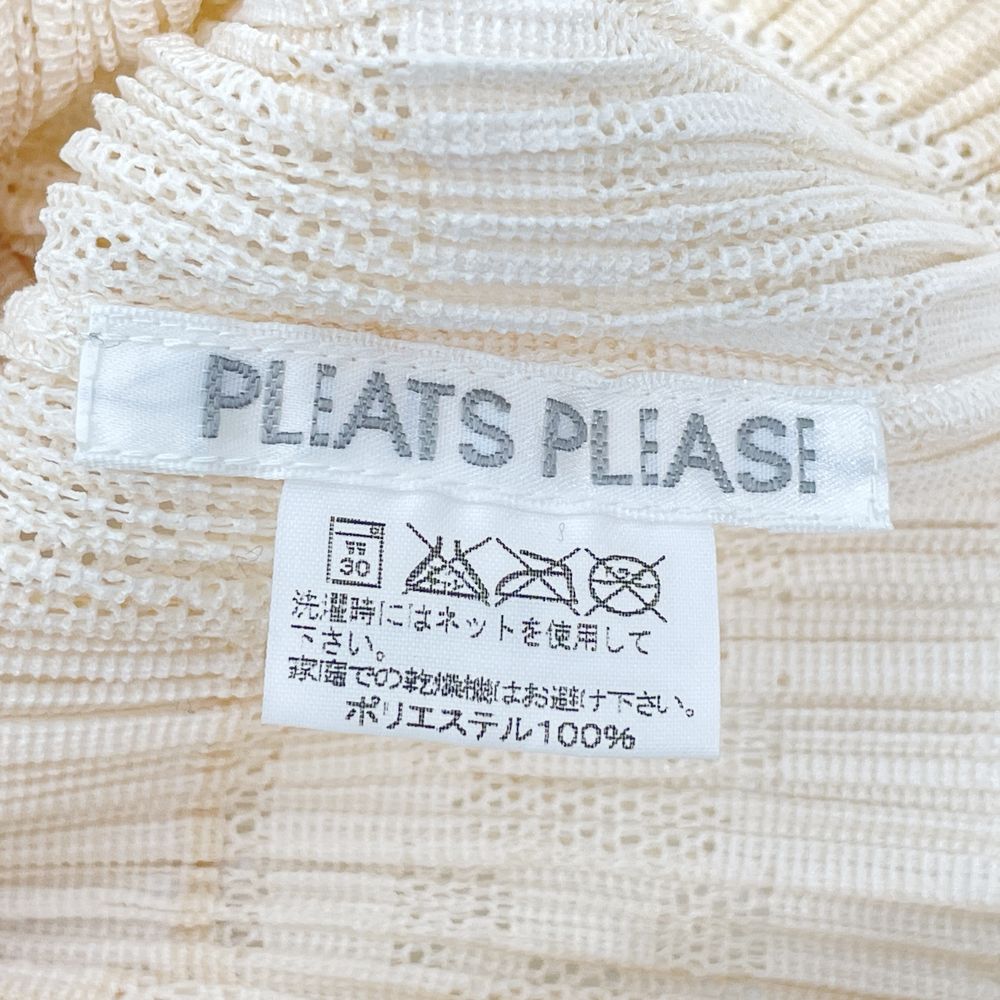 PLEATS PLEASE(プリーツプリーズ) イッセイミヤケ プリーツ加工 総柄 ブラウス サイズ3 PP22-JJ832 半袖シャツ ポリエステル レディース【中古AB】20240720