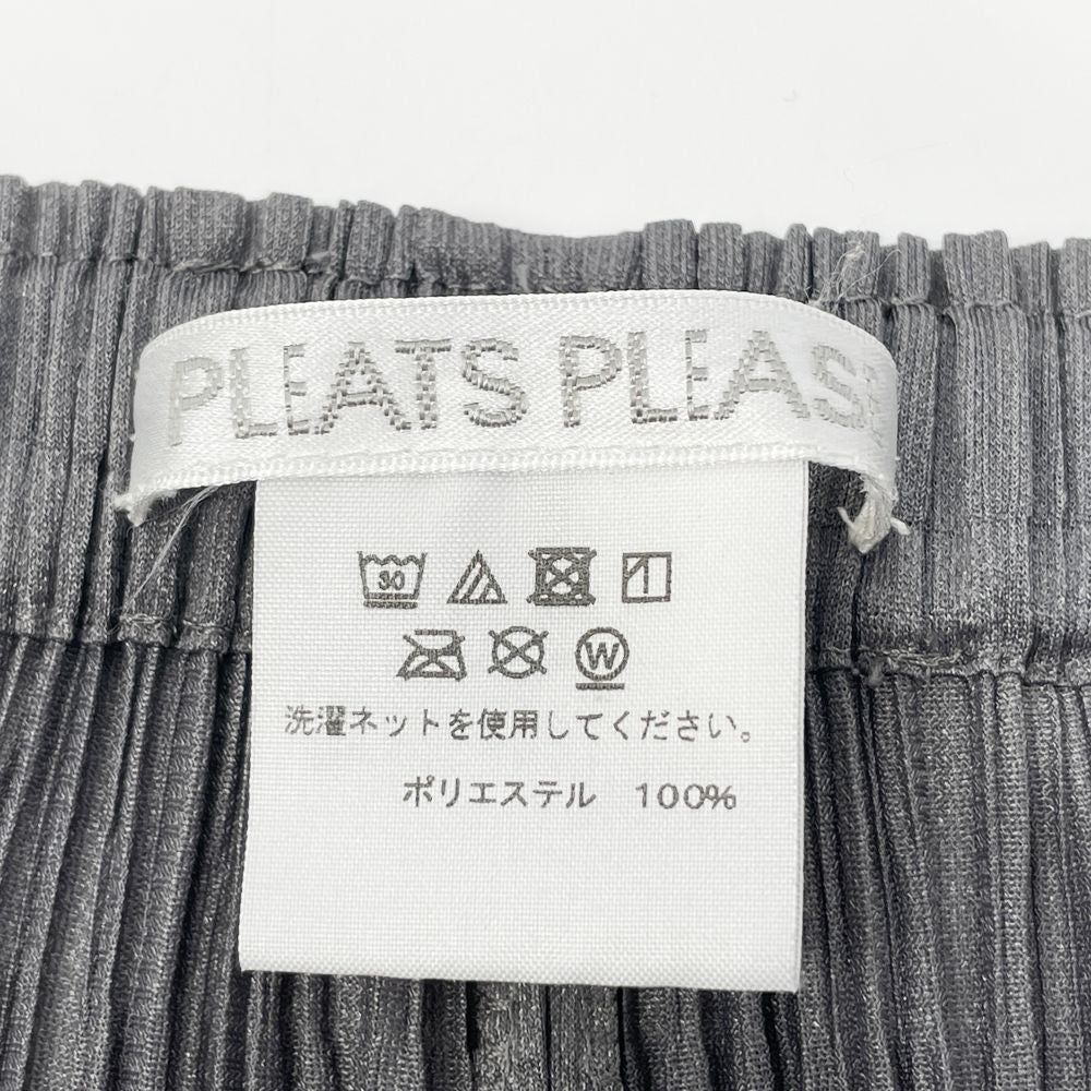 PLEATS PLEASE(プリーツプリーズ) イッセイミヤケ プリーツ加工 ロング サイドポケット サイズ5 PP55-JF110 パンツ ポリエステル レディース【中古AB】20240721