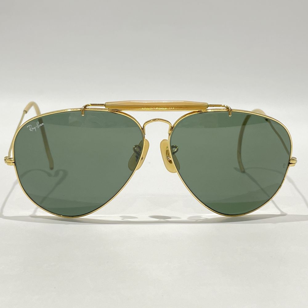 中古B/標準】Ray-Ban レイバン ヴィンテージ アウトドアマン ティアドロップ B＆L U.S.A. メンズ サングラス ゴールド20480559