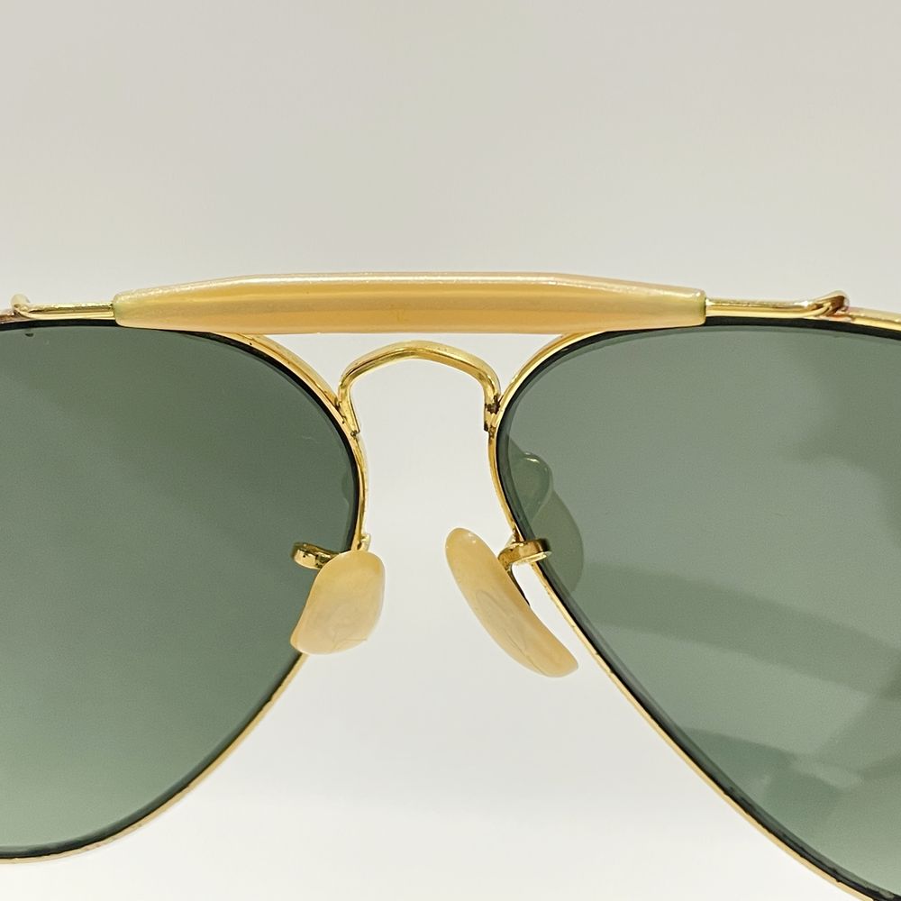 中古B/標準】Ray-Ban レイバン ヴィンテージ アウトドアマン ティアドロップ B＆L U.S.A. メンズ サングラス ゴールド20480559