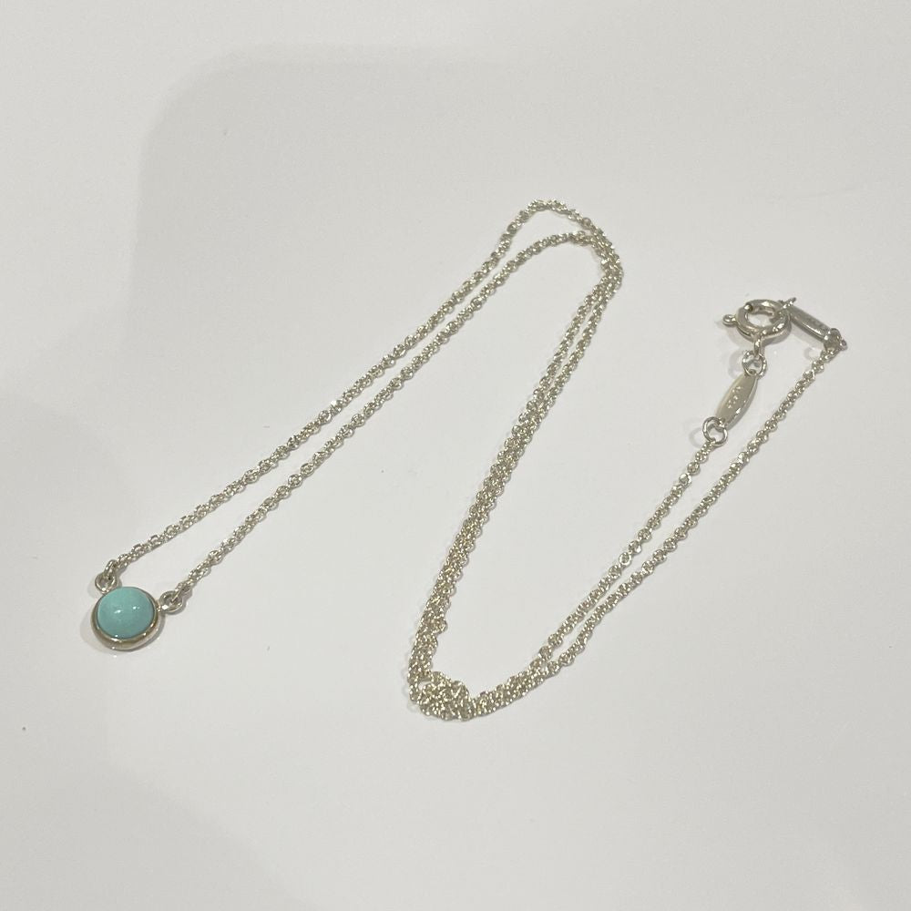 TIFFANY&Co.(ティファニー) バイザヤード ターコイズ ネックレス シルバー925 レディース【中古AB】20240720