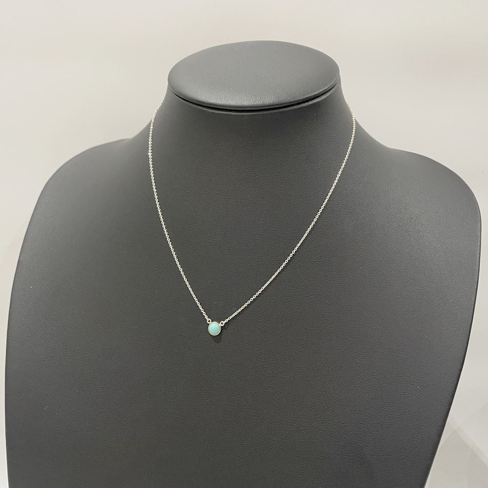 TIFFANY&Co.(ティファニー) バイザヤード ターコイズ ネックレス シルバー925 レディース【中古AB】20240720