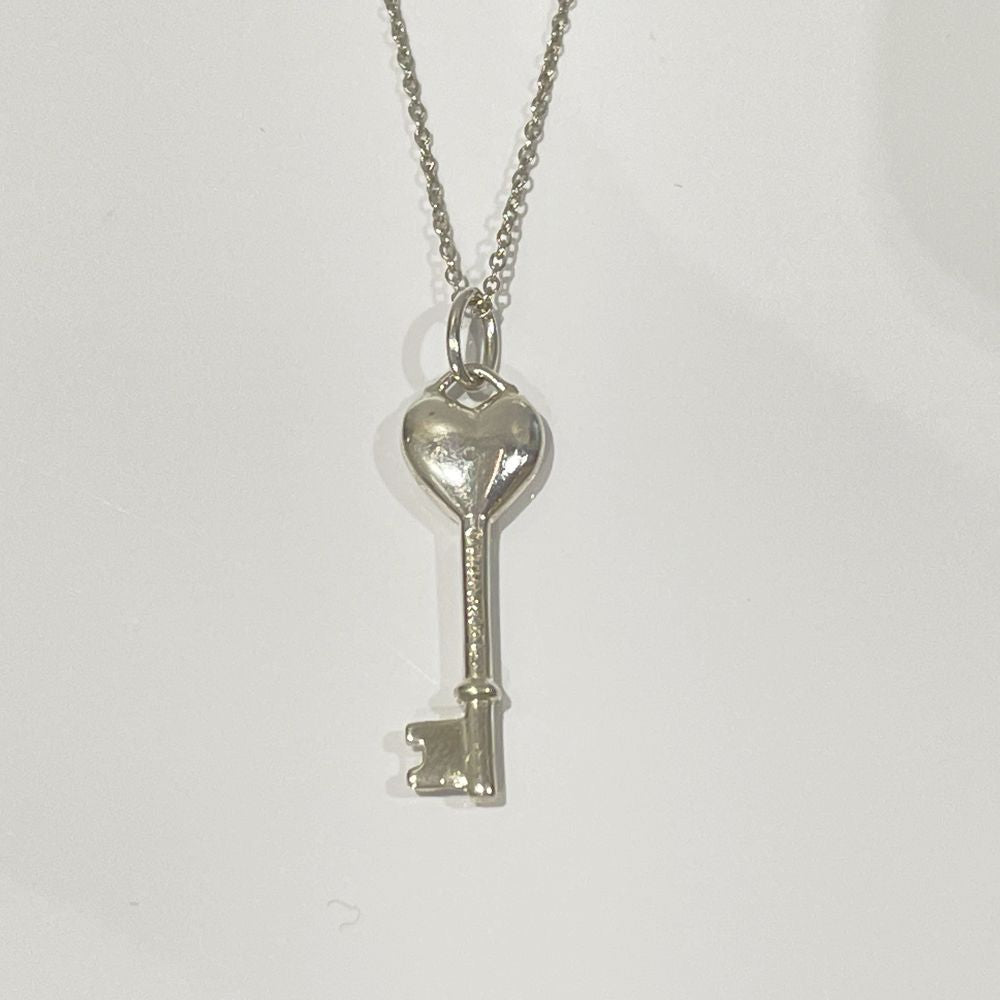 TIFFANY&Co.(ティファニー) ハート キー ミニ 1P ネックレス シルバー925/ダイヤモンド レディース【中古B】20240720