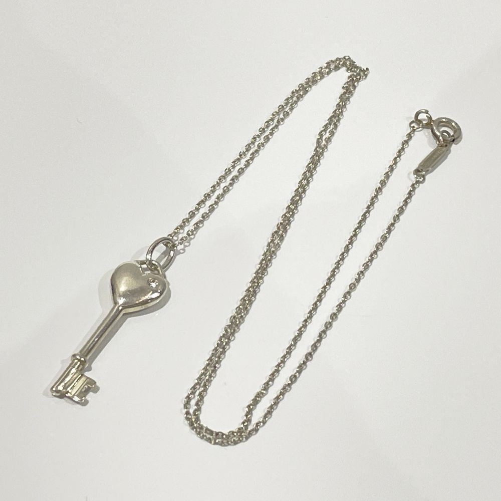 TIFFANY&Co.(ティファニー) ハート キー ミニ 1P ネックレス シルバー925/ダイヤモンド レディース【中古B】20240720