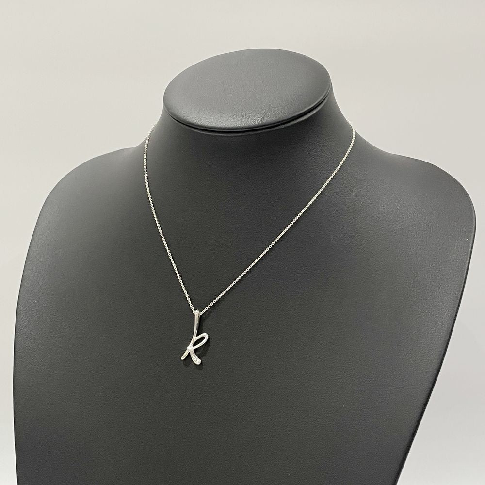 TIFFANY&Co.(ティファニー) エルサペレッティー レターK イニシャル ネックレス シルバー925 レディース【中古AB】20240715