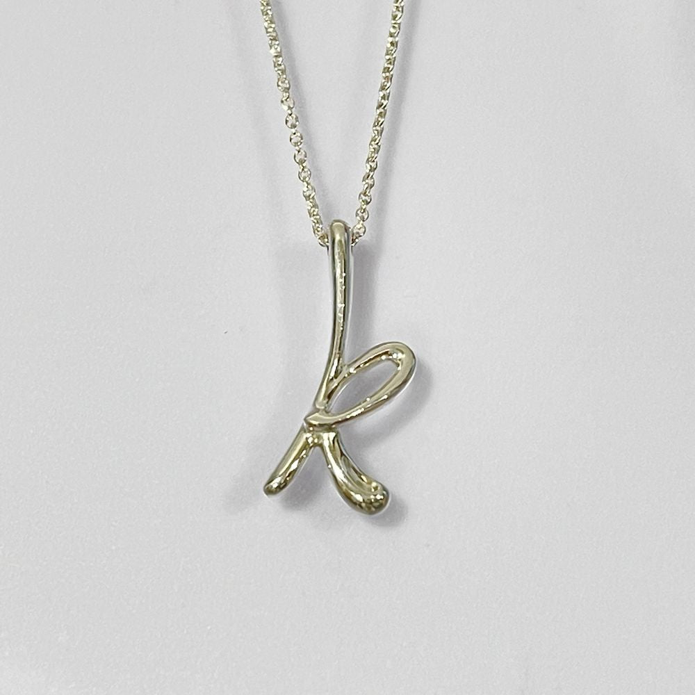 TIFFANY&Co.(ティファニー) エルサペレッティー レターK イニシャル ネックレス シルバー925 レディース【中古AB】20240715