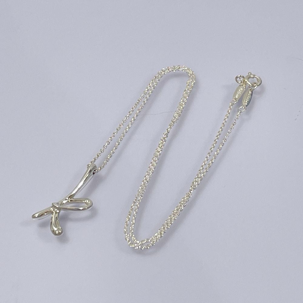 TIFFANY&Co.(ティファニー) エルサペレッティー レターK イニシャル ネックレス シルバー925 レディース【中古AB】20240715