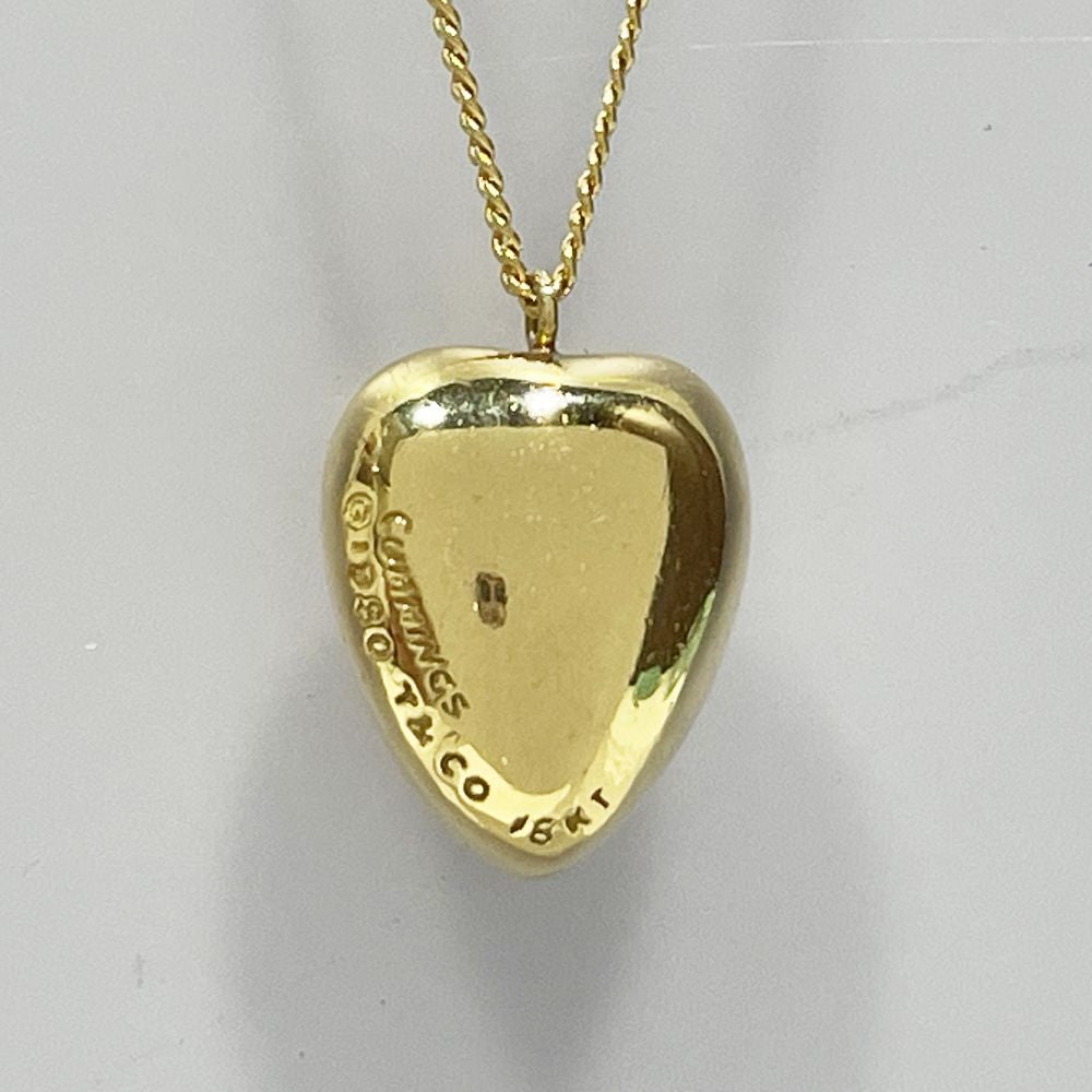 中古B/標準】TIFFANY&Co. ティファニー 希少 アンジェラカミングス期 1980 フルハート K18YG レディース ネックレス  ゴールド20480933