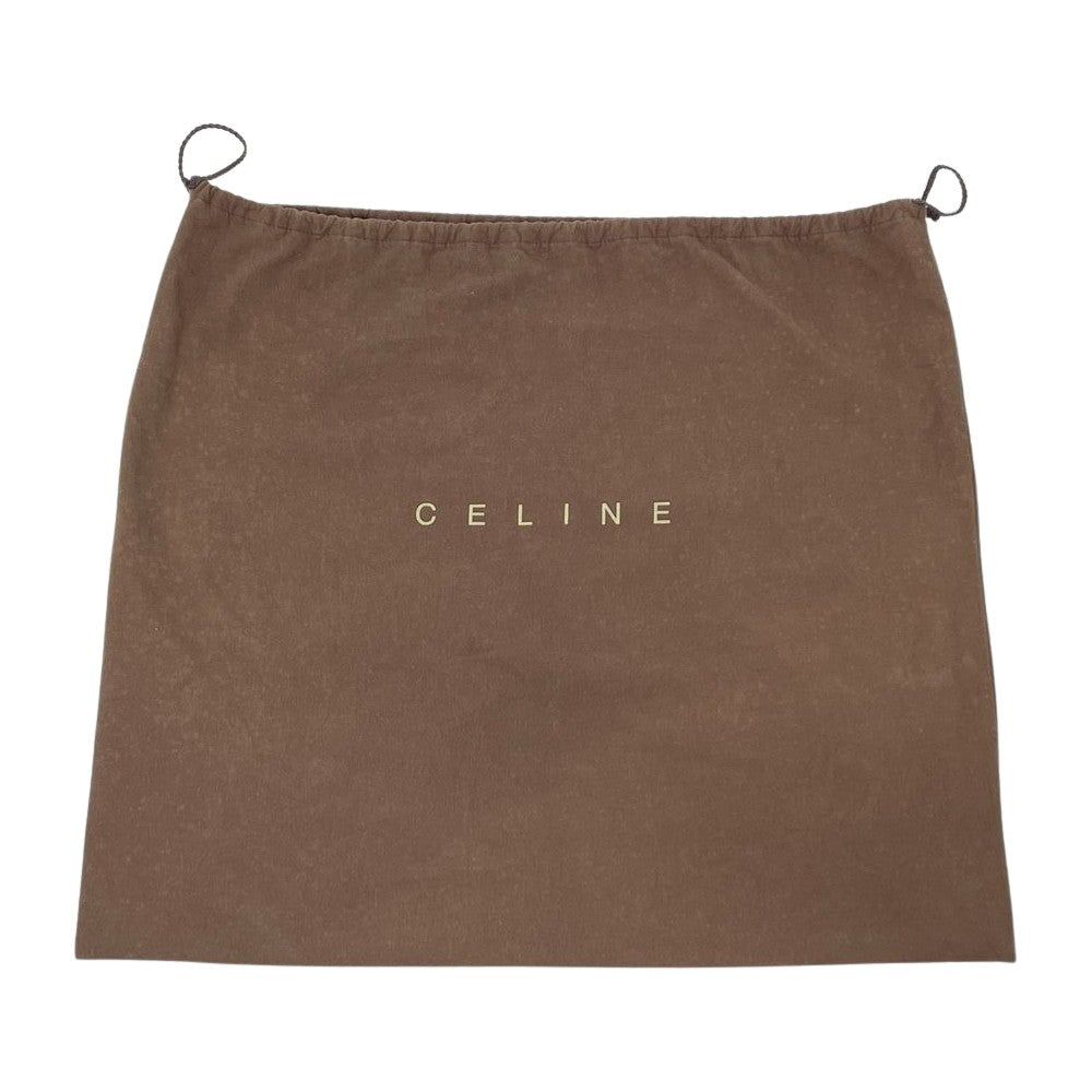 CELINE(セリーヌ) マカダム ビタースウィート 型押し ハンドバッグ キャンバス/レザー レディース【中古AB】20240713