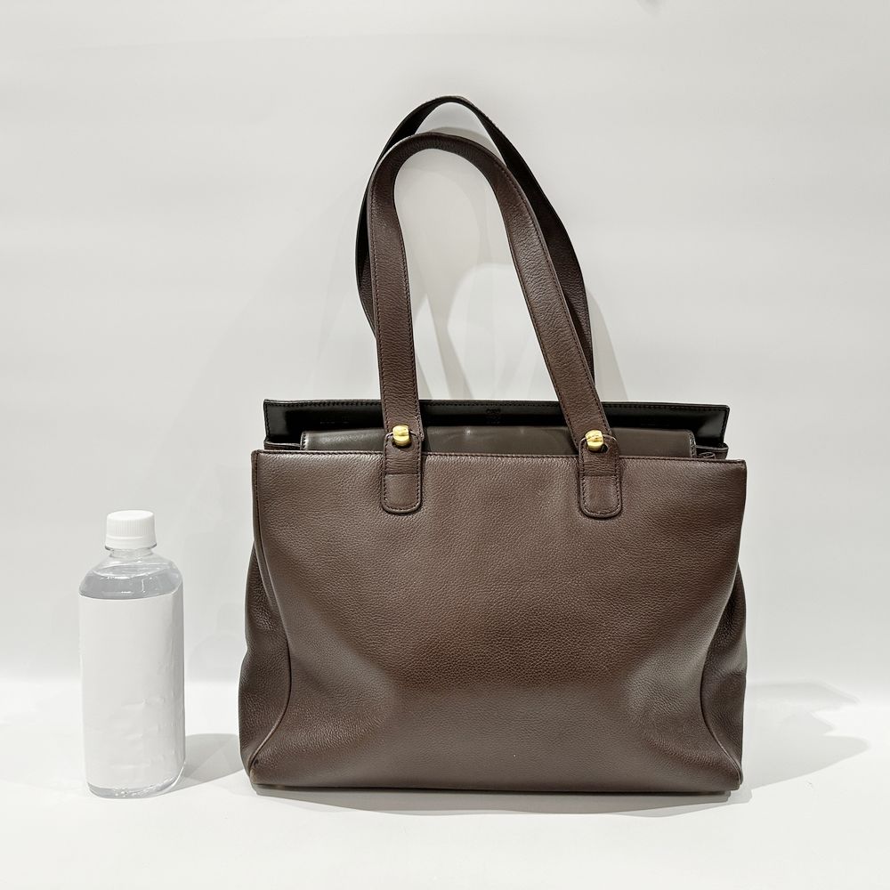 LOEWE(ロエベ) ロゴ アナグラム コンビ ヴィンテージ トートバッグ レザー レディース【中古B】20240713