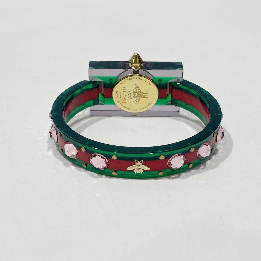 GUCCI(グッチ) ヴィンテージウェブ ピンクシェル YA143523 腕時計 プラスチック レディース【中古】