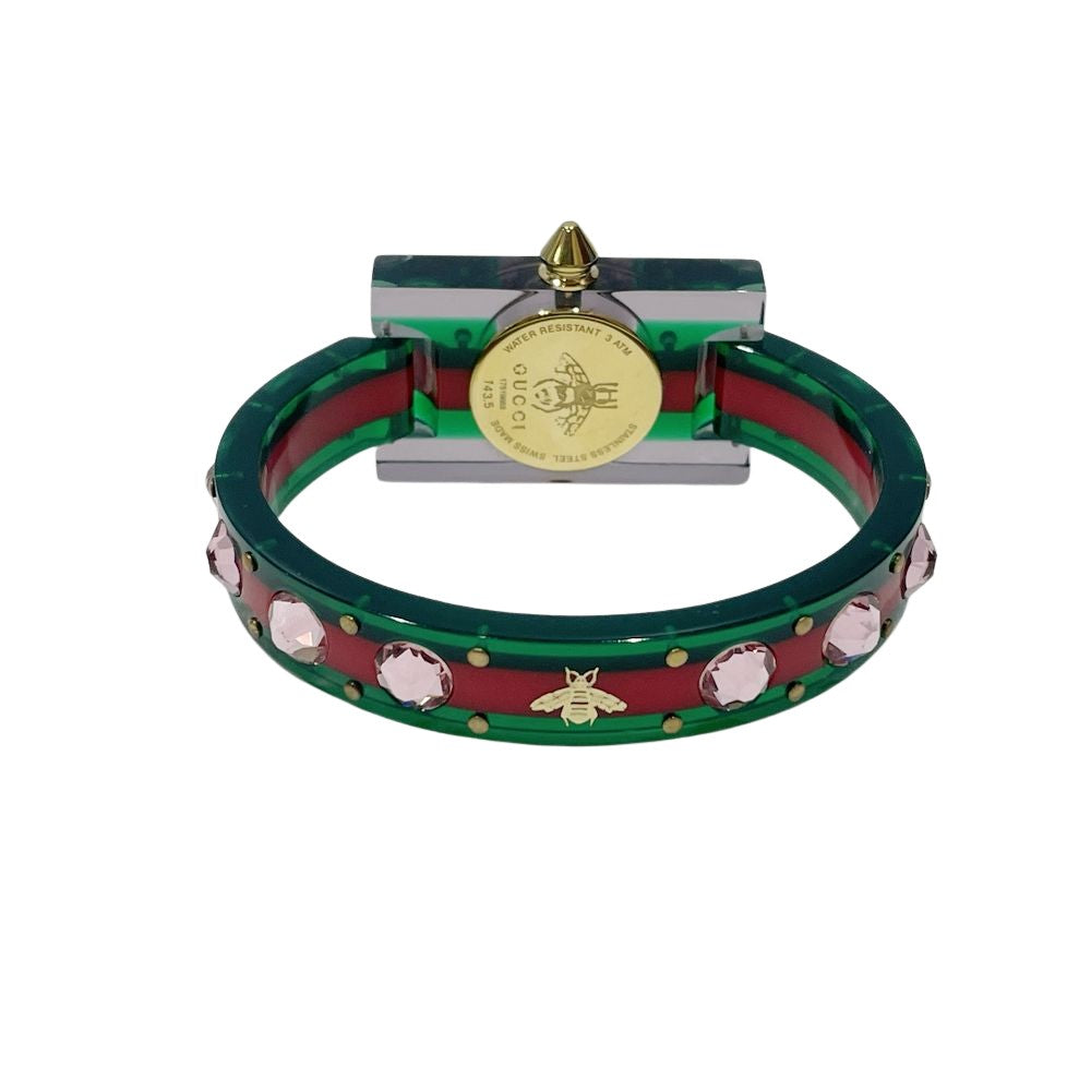 GUCCI(グッチ) ヴィンテージウェブ ピンクシェル YA143523 腕時計 プラスチック レディース【中古】