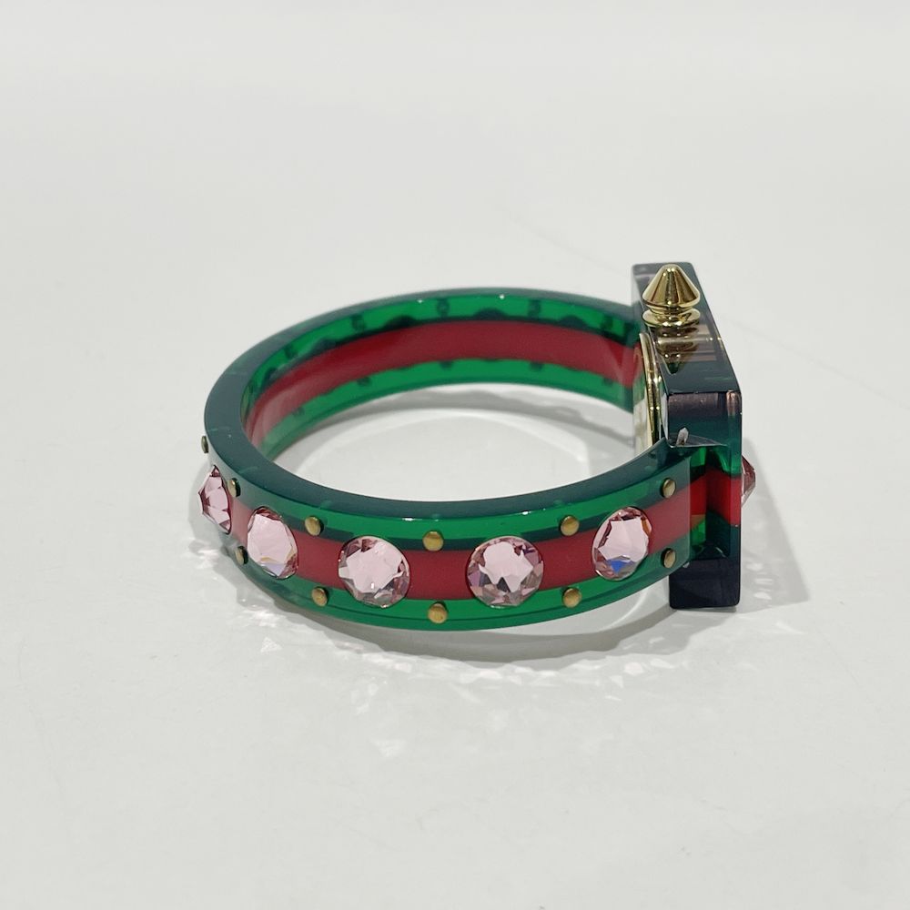 GUCCI(グッチ) ヴィンテージウェブ ピンクシェル YA143523 腕時計 プラスチック レディース【中古】