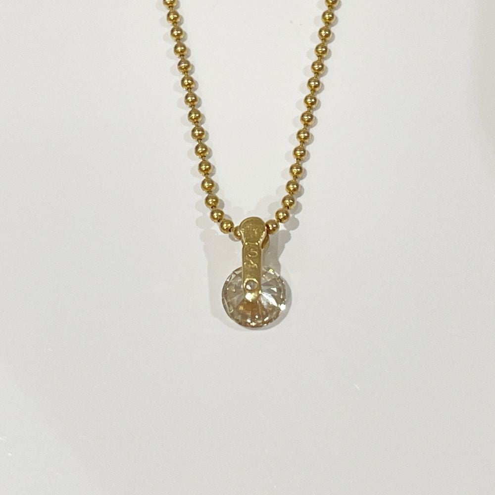 中古B/標準】STAR JEWELRY スタージュエリー 1粒 1.04ct K18YG ダイヤモンド レディース ネックレス ゴールド20481733