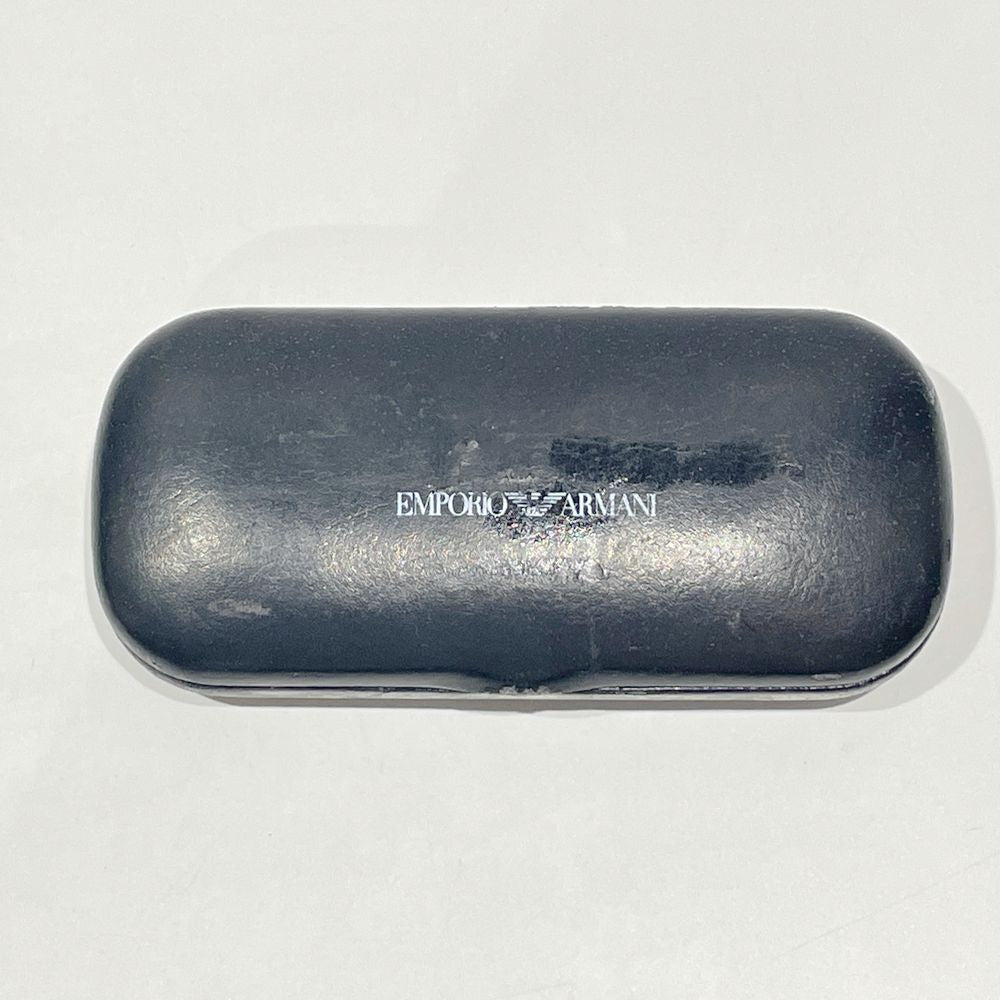 Emporio Armani(エンポリオ・アルマーニ) ラウンド デミ柄 ロゴ ヴィンテージ サングラス プラスチック/ ユニセックス【中古AB】20240806