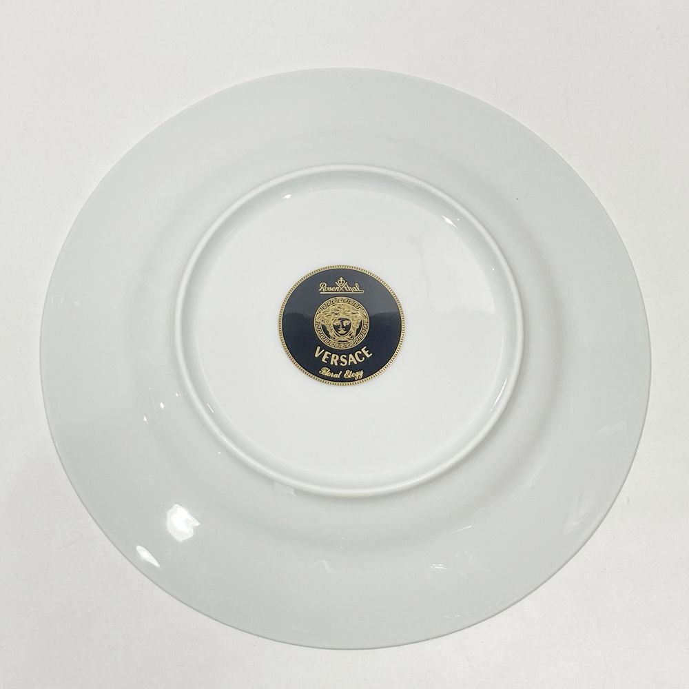 VERSACE(ヴェルサーチ) ×ローゼンタール Floral Elegy 3点セット カップ＆ソーサー 花柄 まとめ 食器 陶器 ユニセックス【中古AB】20240826