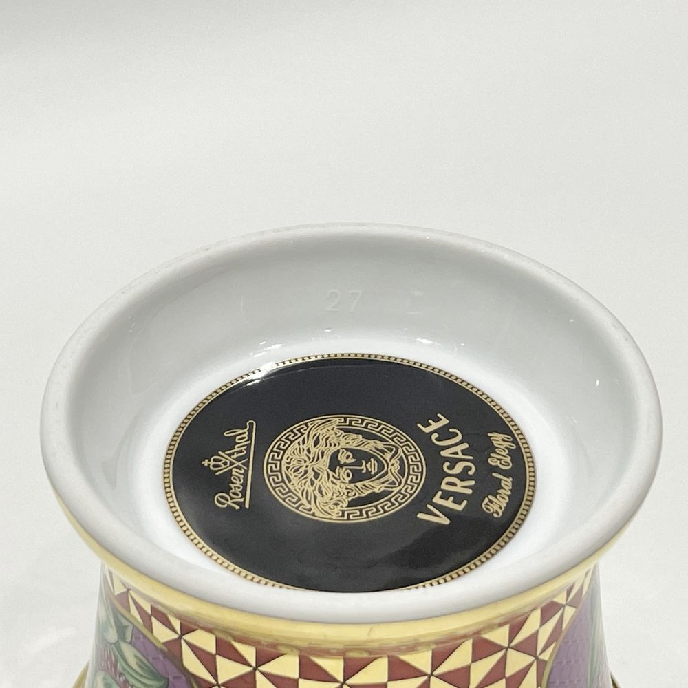 VERSACE(ヴェルサーチ) ×ローゼンタール Floral Elegy 3点セット カップ＆ソーサー 花柄 まとめ 食器 陶器 ユニセックス【中古AB】20240826