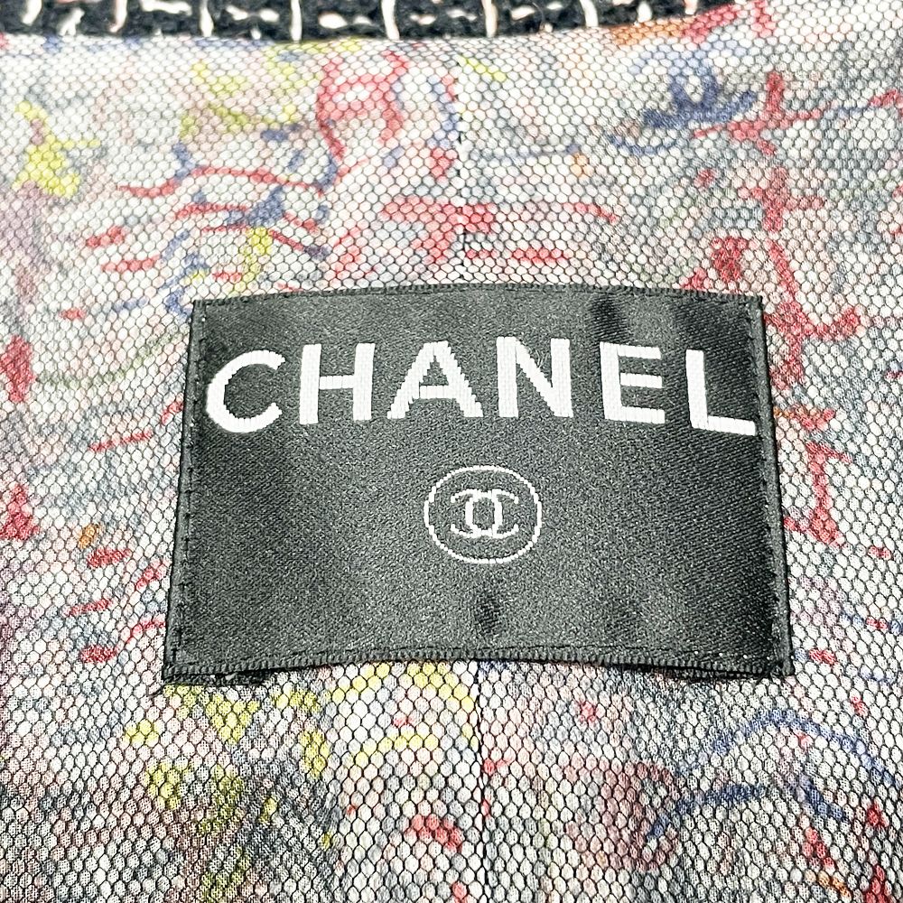 CHANEL(シャネル) 【訳アリ品】ツイード インナー付 Sサイズ程度 アウター テーラードジャケット シルク/ウール/他 レディース【中古AB】20240827