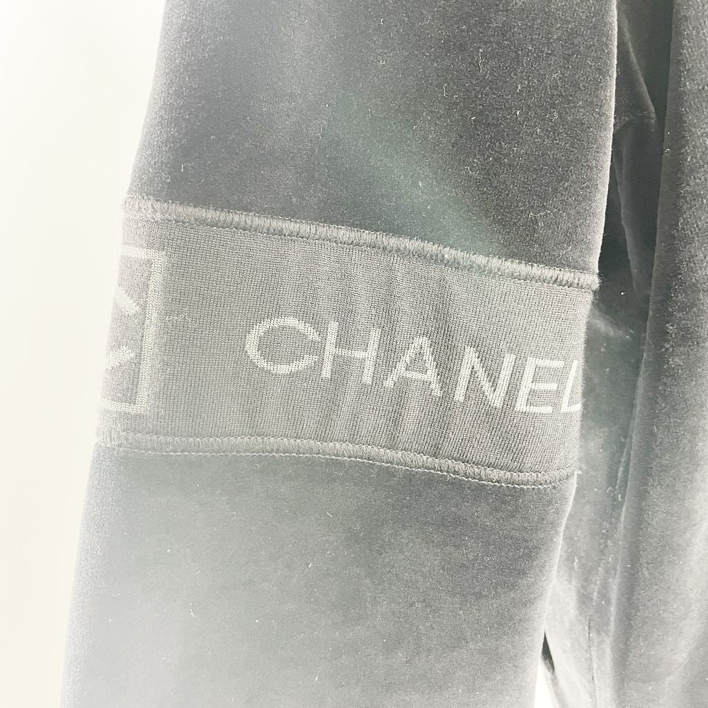 CHANEL(シャネル) 【訳アリ品】スポーツライン ジャケット ベロア パーカー パーカー シルク/ ユニセックス【中古AB】