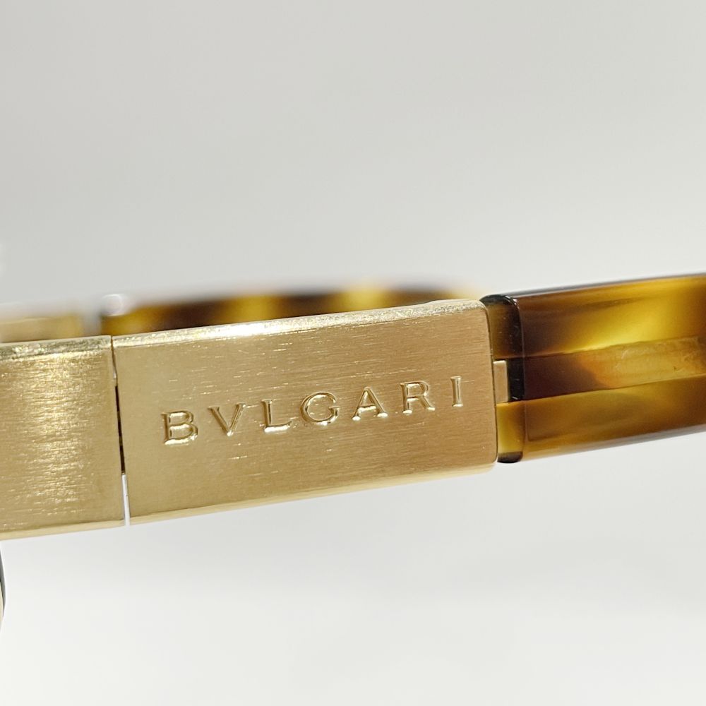 BVLGARI(ブルガリ) ロゴ デミ柄 サングラス メタル/プラスチック ユニセックス【中古C】