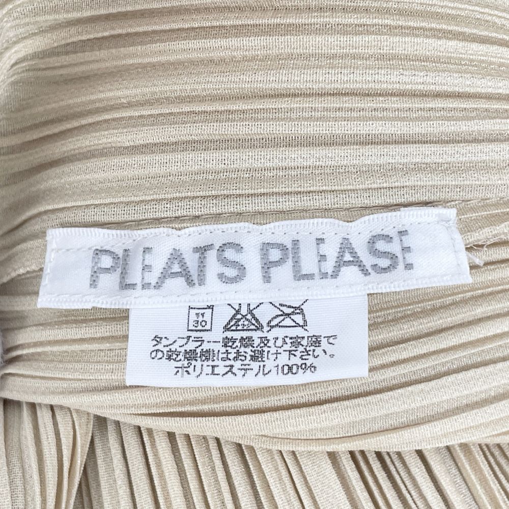 PLEATS PLEASE(プリーツプリーズ) イッセイミヤケ プリーツ加工 サイドスリット ノースリーブ サイズ3 PP05-JK002 ワンピース ポリエステル レディース【中古B】20240719