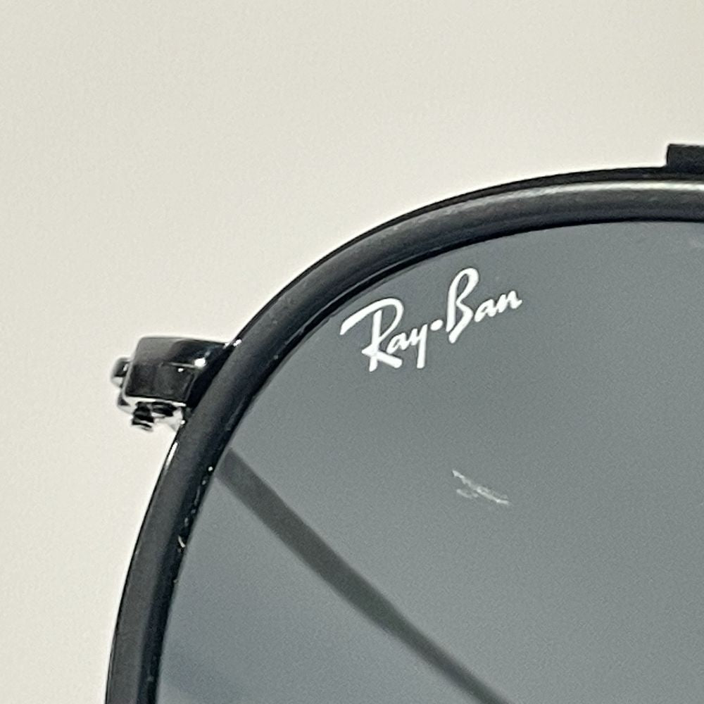 Ray-Ban(レイバン) ラウンドダブルブリッジ ミル打ち フラット コンビ RB3647N 002/R5 サングラス メタル/プラスチック ユニセックス【中古AB】20240720