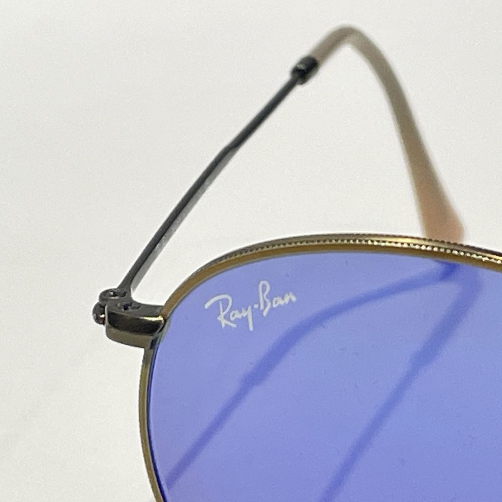 Ray-Ban(レイバン) ROUNDMETAL ラウンドメタル ミル打ち RB3447 サングラス メタル/プラスチック ユニセックス【中古AB】20240720