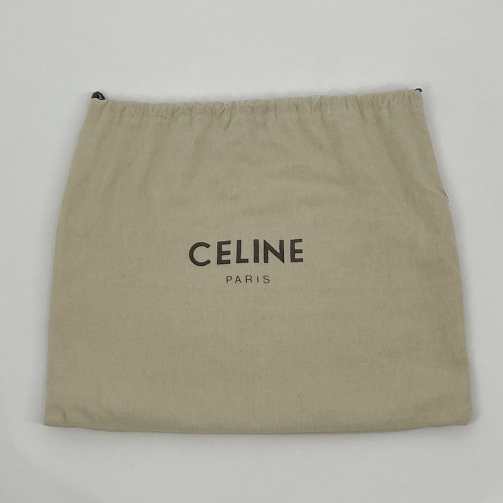 CELINE(セリーヌ) ロゴ リング金具 バイカラー ヴィンテージ クラッチバッグ レザー レディース【中古AB】20240727