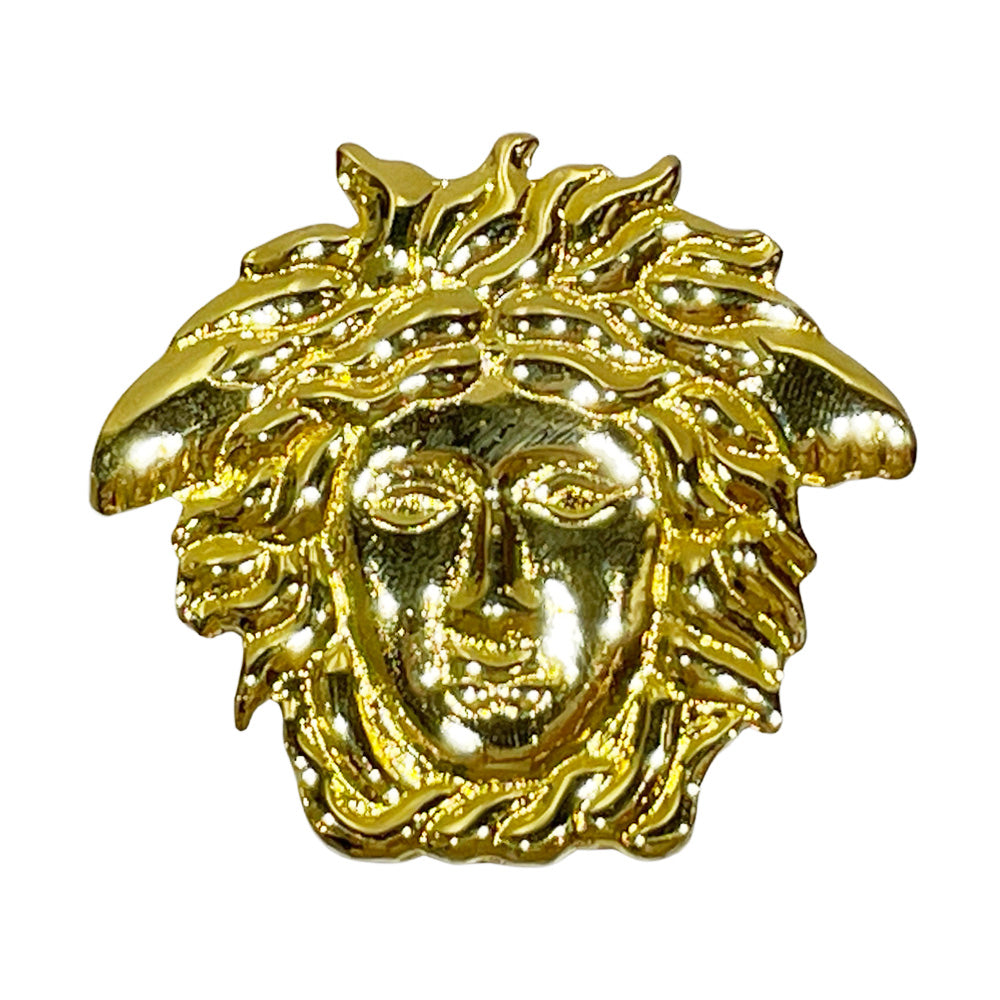 Gianni Versace(ジャンニ・ヴェルサーチ) メドゥーサ 4.3cm 大ぶり ヴィンテージ ブローチ ユニセックス【中古A】20240820