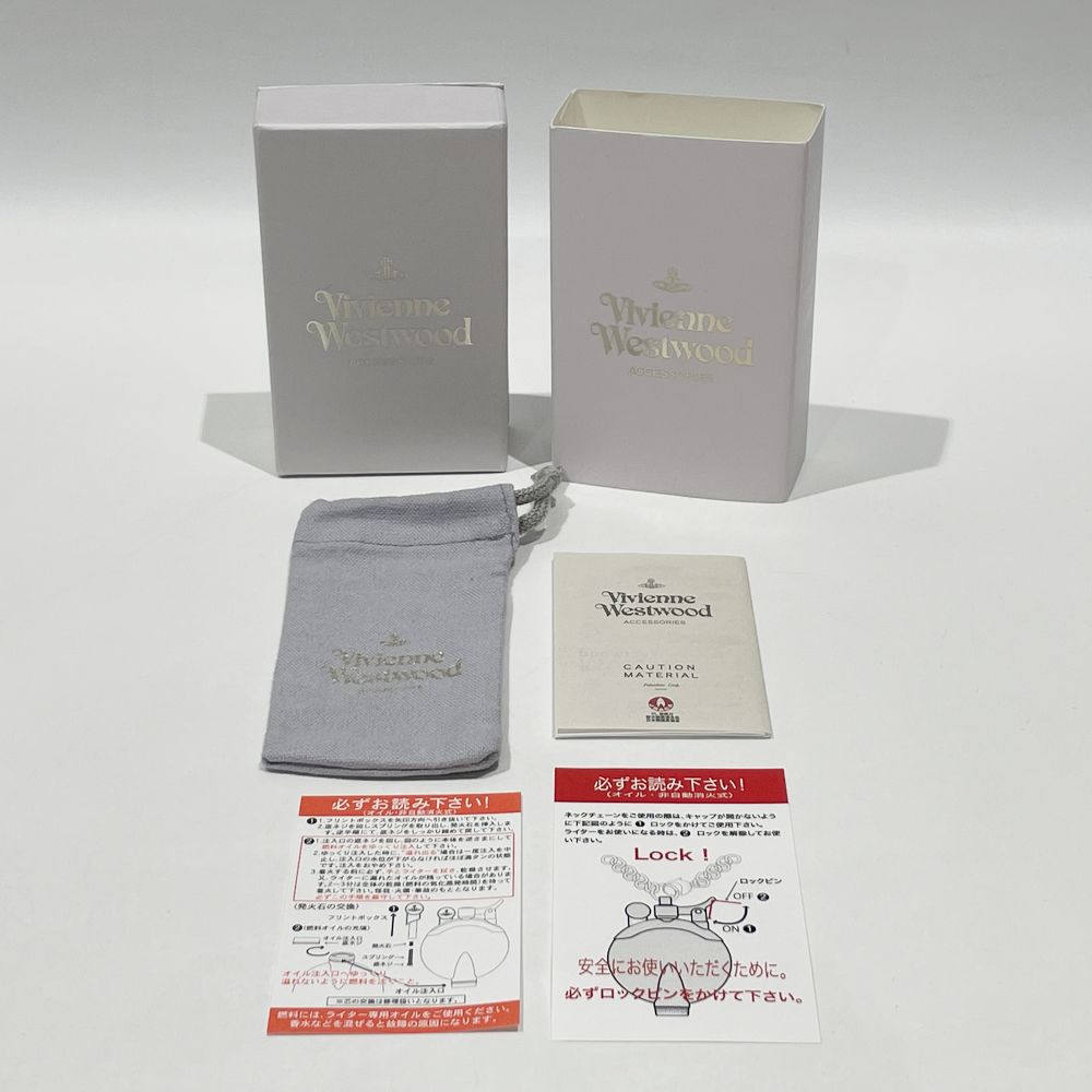 Vivienne Westwood(ヴィヴィアンウエストウッド) 未使用品 オーブ ネックレス 箱袋付 ライター メタル ユニセックス【中古A】20240814