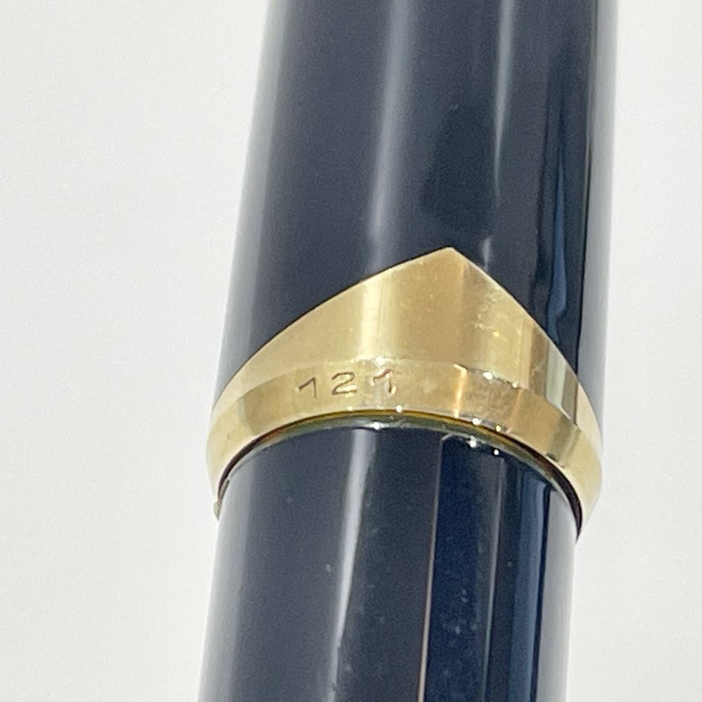 中古AB/使用感小】MONTBLANC モンブラン ヴィンテージ ＃121 ペン先750 字幅EF細字 ポンプ式 ユニセックス 万年筆  ブラック20482742