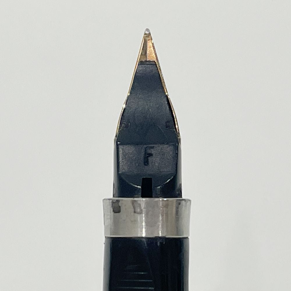 PARKER(パーカー) #75 エコセ チェック柄 ペン先585 F細字 万年筆 メタル/ ユニセックス【中古A】20240812