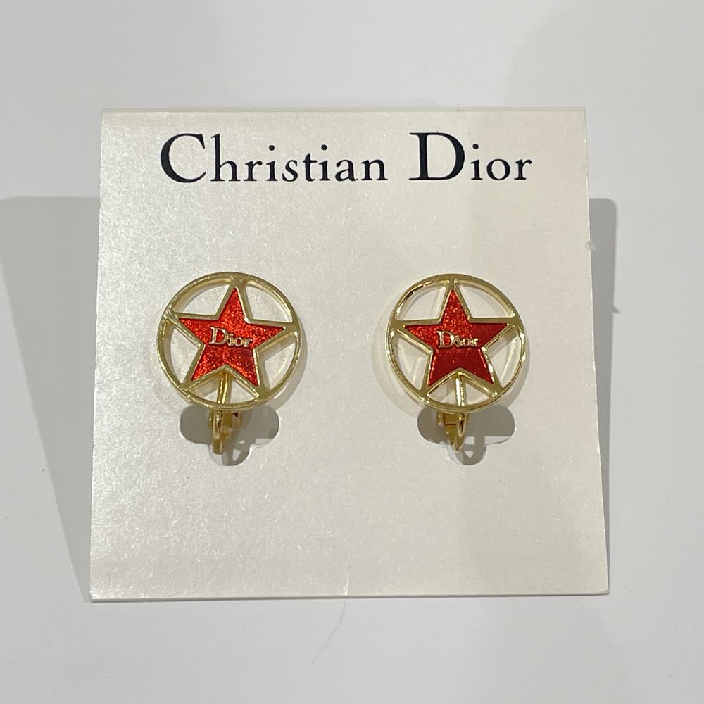 Christian Dior(クリスチャンディオール) スター サークル ラウンド ヴィンテージ イヤリング メタル レディース【中古AB】20240315