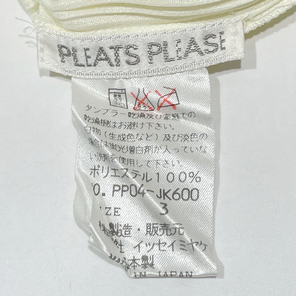 PLEATS PLEASE(プリーツプリーズ) イッセイミヤケ プリーツ加工 ノースリーブ サイズ3 PP04-JK600 カットソー ポリエステル レディース【中古AB】20240810