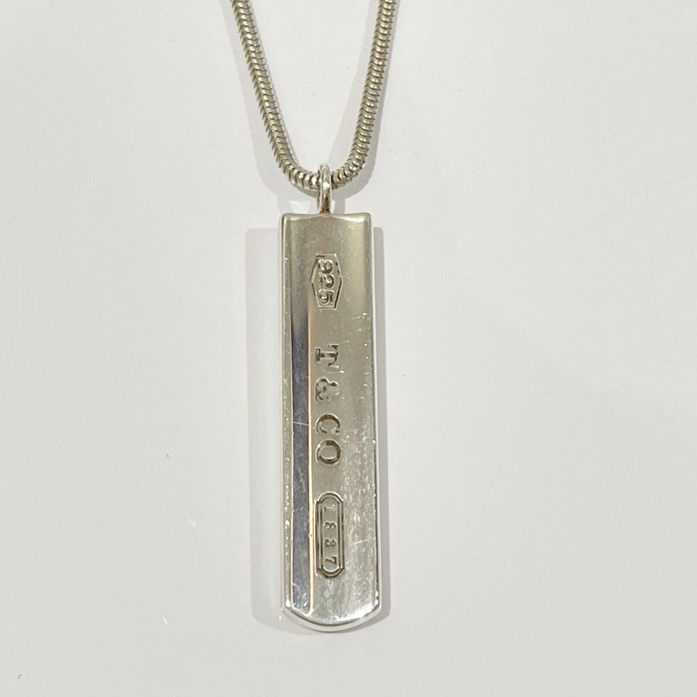 中古B/標準】TIFFANY&Co. ティファニー 1837 バー プレート シルバー925 レディース ネックレス シルバー20482788