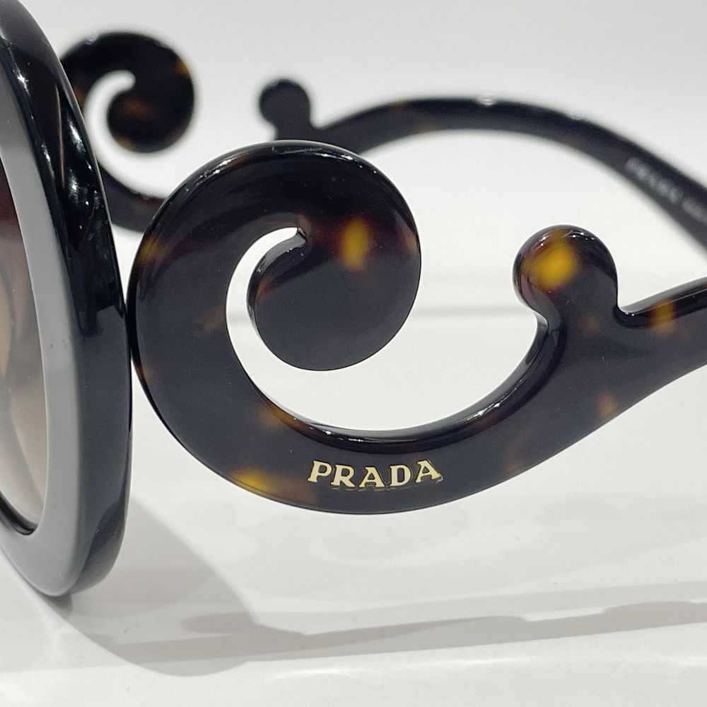 PRADA(プラダ) ラウンド デミ柄 ぐるぐる HYDE着 SPR27N サングラス プラスチック/ ユニセックス【中古B】20240805