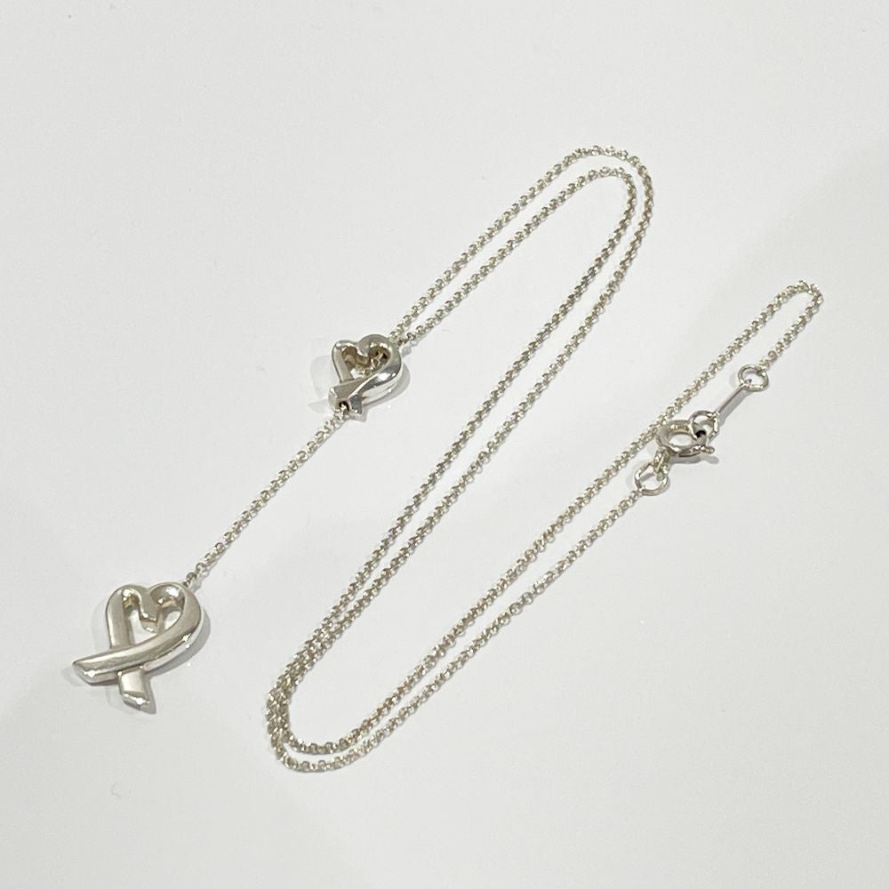 TIFFANY&Co.(ティファニー) 希少 ラビングハート ダブル ラリアット ネックレス シルバー925 【中古AB】20240814