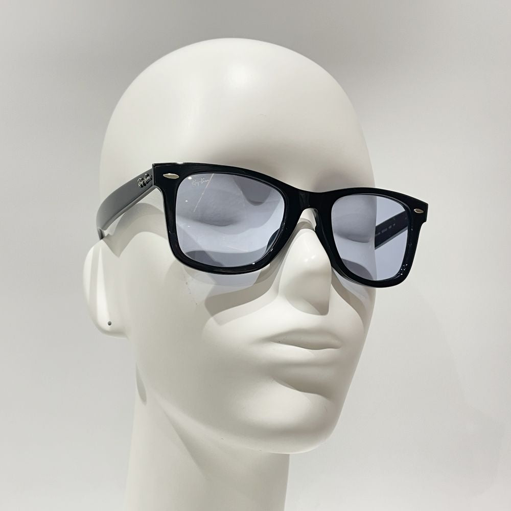 中古B/標準】Ray-Ban レイバン ウェイファーラー キムタク愛用モデル ユニセックス サングラス RB2140-F 901 64  ブラック20483966