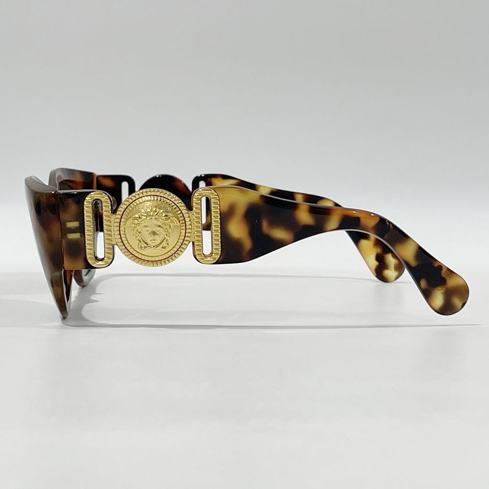 VERSACE(ヴェルサーチ) メドゥーサ ビギー ハバナ MOD.413/A ヴィンテージ サングラス プラスチック ユニセックス【中古A】20240819