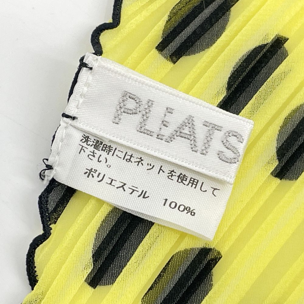 PLEATS PLEASE(プリーツプリーズ) イッセイミヤケ プリーツ加工 ドット 水玉 PP02-AD181 スカーフ ポリエステル レディース【中古AB】20240804