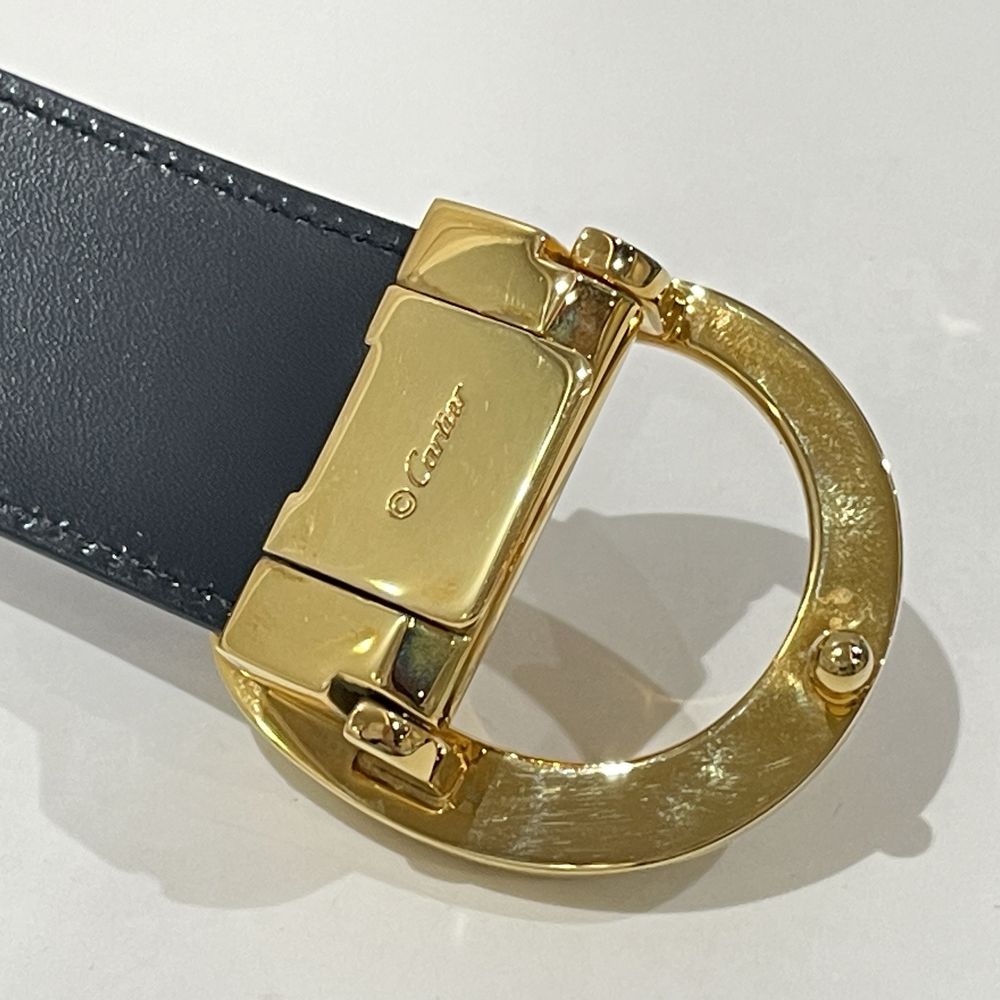 中古AB/使用感小】CARTIER カルティエ パンテール メンズ ベルト L5000117 ブラック20483986