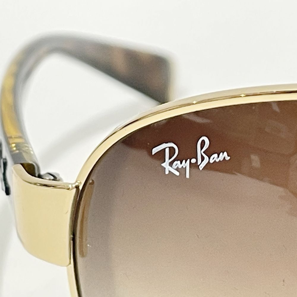 Ray-Ban(レイバン) カーブレンズ デミ柄 RB3386 サングラス メタル/ ユニセックス【中古A】20240810