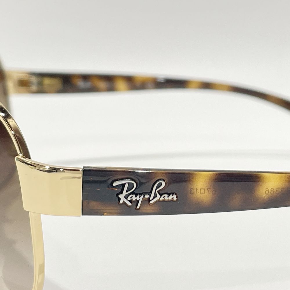 Ray-Ban(レイバン) カーブレンズ デミ柄 RB3386 サングラス メタル/ ユニセックス【中古A】20240810