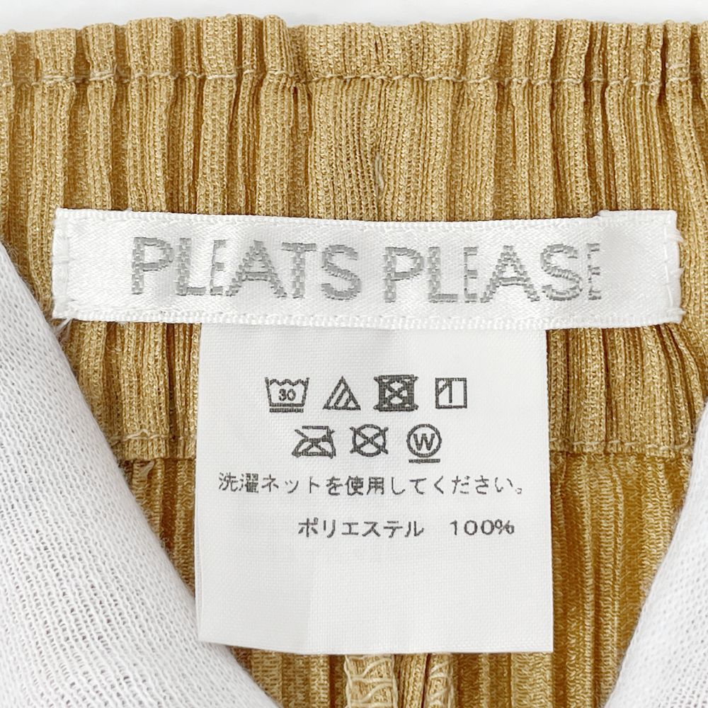 PLEATS PLEASE(プリーツプリーズ) イッセイミヤケ プリーツ加工 ロング ワイド フレア サイズ2 PP83-JF433 パンツ ポリエステル レディース【中古AB】20240804