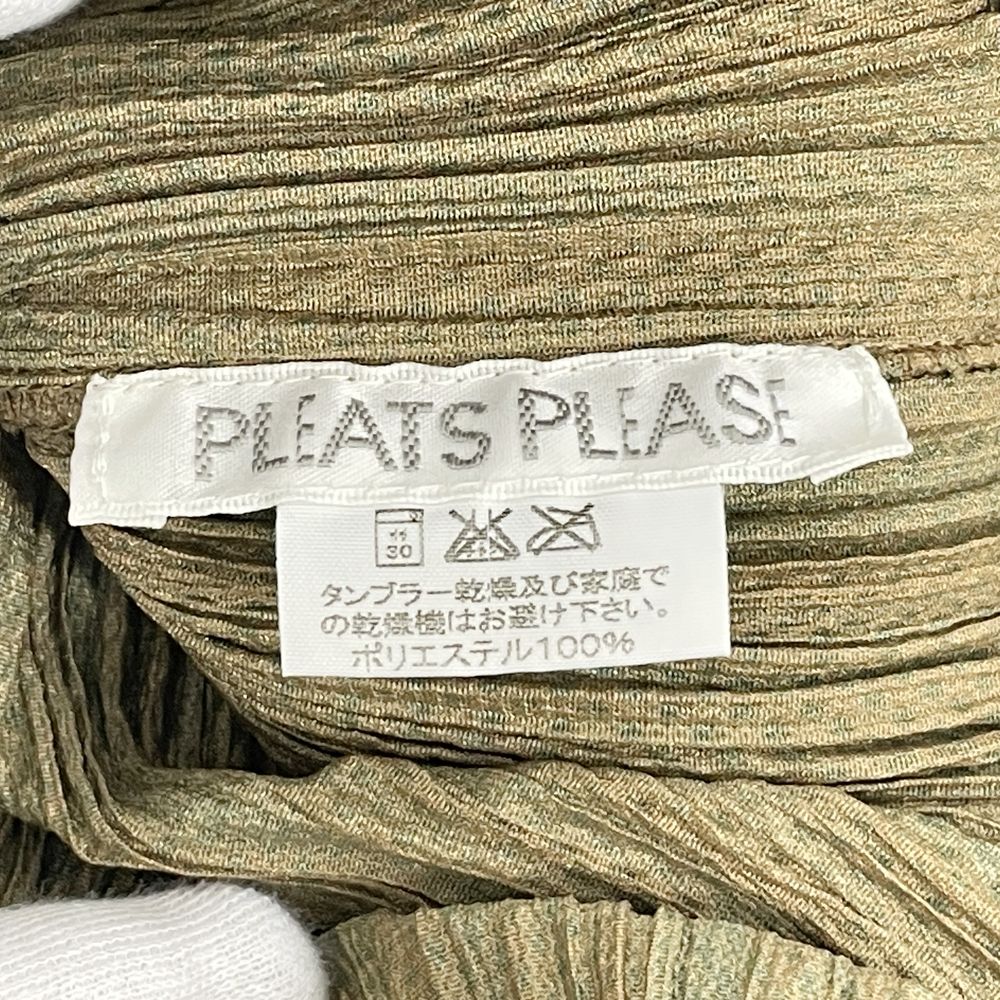 PLEATS PLEASE(プリーツプリーズ) イッセイミヤケ プリーツ加工 メッシュ 二枚仕立て サイドスリット サイズ3 PP64-JK322 ワンピース ポリエステル レディース【中古AB】20240804